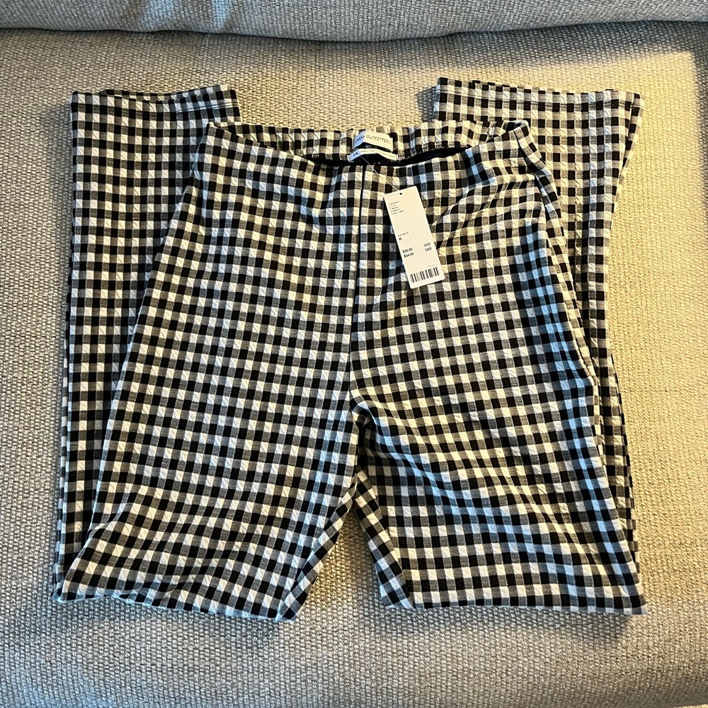 Urban outfitters NWT black and white plaid stretchy pants